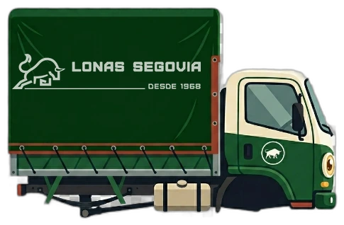 Camión de Lonas Segovia en ruta